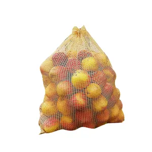 Sacchetti a rete raschel per verdure per frutta sacco piccolo/sacchetti a rete per imballaggio raschel con protezione uv