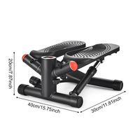 Neuer Breiterer Stepper für Zuhause und Büro, Tragbarer Fitness-Fußtrainer, Aerobic-Steppgerät