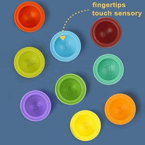 Nouvelle conception silicone simple fossettes conseil bouton-poussoir pop fidget jouet pour enfants soulagement du stress push pop pressant jouet sensoriel - Product Image 4
