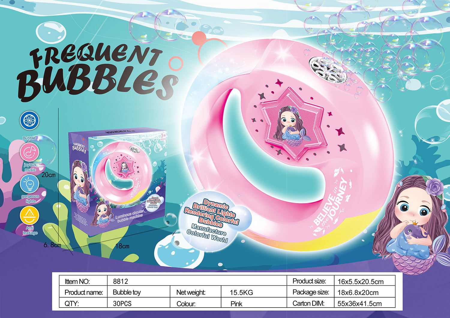 Rose-40ML*2+Câble de chargement Type-C*1-Boîte de couleur