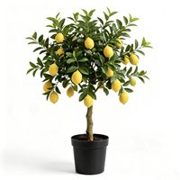 Direct van de fabriek: populaire kunstmatige citroenboom bonsai, groene plant in pot voor binnen- en buitendecoratie