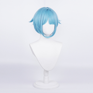 Ainizi วิกผมคอสเพลย์ Shino <span class=keywords><strong>Hajime</strong></span> ตัวละครสีน้ำเงินสั้น30ซม. จาก Es2 - Product Image 2
