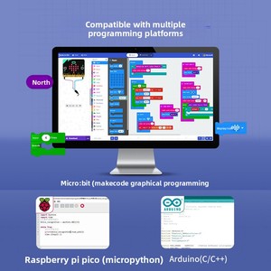 Módulo de Sensor Robótico, Kit de Bloques de Construcción Electrónicos, Accesorios para Coche Inteligente para Microbit Raspberry <span class=keywords><strong>Pi</strong></span> <span class=keywords><strong>Pico</strong></span> <span class=keywords><strong>2</strong></span> - Product Image 5