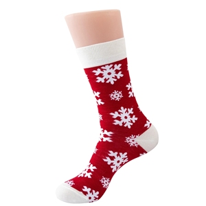 Chaussettes <span class=keywords><strong>de</strong></span> Noël pour hommes et femmes, mi-mollet, qualité export, motif flocon <span class=keywords><strong>de</strong></span> neige, vert, canne à sucre, petit sapin, parfaites pour les fêtes - Product Image 3