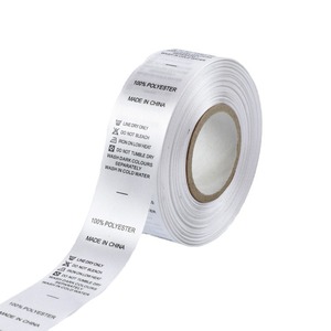 Étiquettes de soin des vêtements Xiang Ke en ruban, impression sérigraphique, rectangulaires, pour vêtements, textiles de maison, habillement - Product Image 5