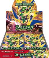 Caja de Sobres Premium Original Japonesa de Pokémon Escarlata y Violeta M6 Storm Emeralda Terastal Festival