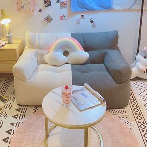 Lazy <b>Sofa</b> Tatami Double Size Bedroom <b>Floor</b> Chair Ins Style Living Room Couch - Product Image 2