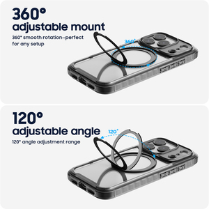 Directo de Fábrica: Carcasa Magnética con Anillo Giratorio de 360 Grados para iPhone 17 Pro Max, Funda Protectora Mate - Product Image 5