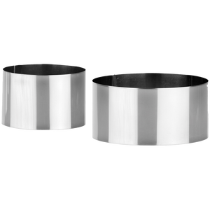 Cortadores de pasta Grandchef Ø 7,5 cm y Ø 10,5 cm Altura 5 cm Juego de herramientas de corte y formación de 2 piezas - Product Image 1