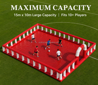Terrain de football gonflable robuste - Direct usine