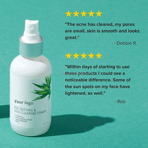 Natuurlijke Organische Whitening Hydraterende Huidverzorging Toner Huidverzorging Hydraterende Vitamine C Gloeiende Mist Gezichtstoner Spray - Product Image 4