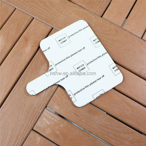 مروحة يدوية خشبية فارغة للطباعة بالتسامي، مصنوعة من ألواح MDF متينة ذات وجه واحد، مثالية كهدية تذكارية للتخرج - Product Image 6