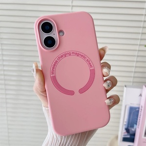 เคสโทรศัพท์มือถือ iPhone 16 Pro Max 15 Plus 14 13 Pro  แบบแม่เหล็ก ซิลิโคนเหลว  รุ่น Macaron  แบบนิ่ม  ผิวด้าน - Product Image 6