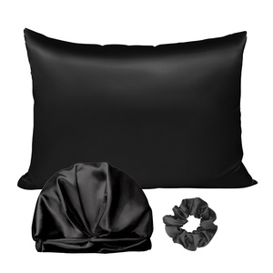 Ensemble de Soins Capillaires de Luxe Personnalisé avec Logo, comprenant une Taie d'Oreiller en Soie Imprimée Tie-Dye pour <span class=keywords><strong>Femme</strong></span>, un Bandeau de Nuit, des Chouchous, des Bonnets et des Wraps pour <span class=keywords><strong>Cheveux</strong></span> - Product Image 6