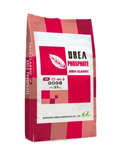 Fertilizante de cristal solúvel em água, fertilizante de alta qualidade com 99% min de preço de fósforo urea 17 44 0