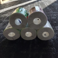 Rouleau de papier toilette en vrac écologique 50 pièces, Jumbo, doux, en pâte de bois vierge, mouchoirs avec noyau