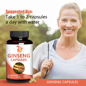 Cápsulas de Ginseng en Venta con Fibra Dietética, Polvo de Raíz de Ginseng, Mejora de la Memoria, Suplementos Herbales Naturales - Product Image 4