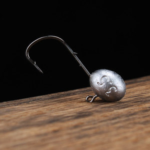 Hameçons plombés micro-jig à double ardillon pour la pêche au bar en réservoir et en étang, 50 pièces - Product Image 2