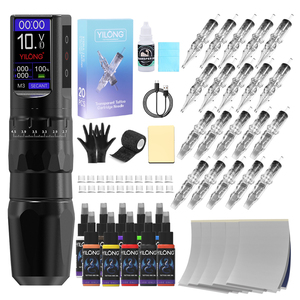 Commercio all'ingrosso della fabbrica del tatuaggio macchina Kit regolabile penna del tatuaggio <span class=keywords><strong>Set</strong></span> per i principianti pratica caratteristica permanente - Product Image 1
