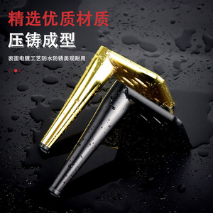 Patas para Muebles de 13cm, 15cm y 17cm, Resistentes, de Metal, para Sofá, Silla, Cama, Gabinete, Mesa de Centro, Mueble para TV, Diseño Moderno, en Negro, Dorado y Gris Plomo - Product Image 5