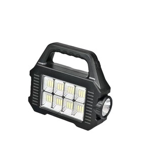Projecteur LED solaire portable, manivelle, banque d'alimentation USB, lanterne de camping - Product Image 1