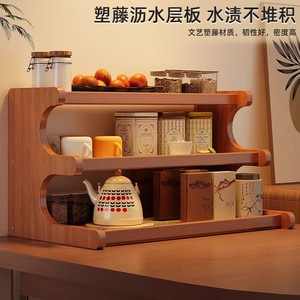 <b>Tabletop</b> Cup Shelf 3 Tier Multifunctional <b>Storage</b> Rack For Teacups Coffee Mugs Desk Organizing Holder - Product Image 4