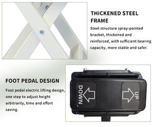 <span class=keywords><strong>Table</strong></span> de toilettage pour animaux de compagnie robuste avec système de levage électrique, bras de <span class=keywords><strong>table</strong></span> sécurisés et tapis imperméable pour services de toilettage canin - Product Image 3