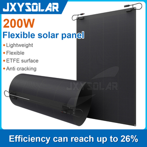 Module solaire flexible HPBC 200 Watt 20 Volt à contact arrière, 26% d'efficacité élevée, pliable, fin et léger pour bateau JXY-E200B Flexib - Product Image 2
