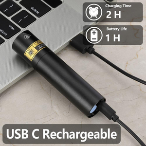 Linterna UV de Luz Negra de Alta Intensidad 365nm al por Mayor, Recargable por USB, para Detección de Orina de Mascotas, Tinea, Dinero y Minerales - Product Image 5