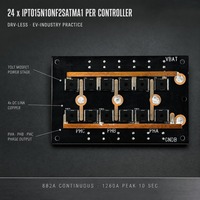 Contrôleur de moteur VESC X24 120V 26S 1324A pour robotique AGV UGV, entraînement BLDC haute puissance