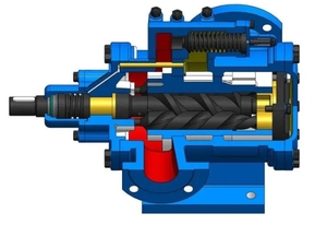 Pompe à vis à déplacement positif personnalisable 3qgb pour centrale de mélange, avec câble court, pour le transfert de carburant - Product Image 6