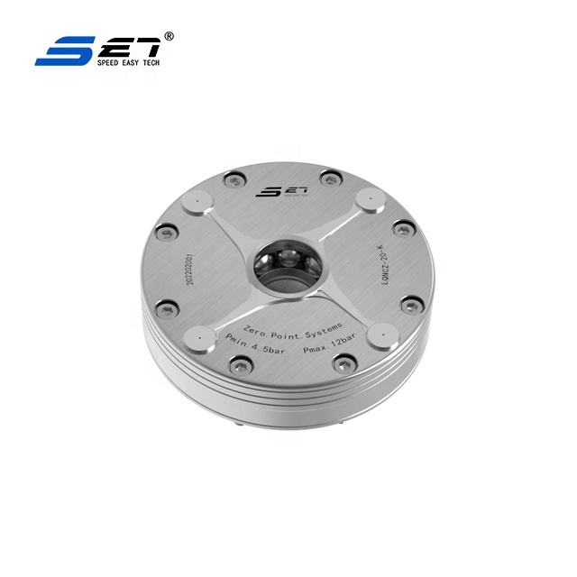 SET Customizable Quick Changer Air Tools Pneumatic Automatic Zero-Point Locator 1 Year Hardened Stainless Steel Industrial