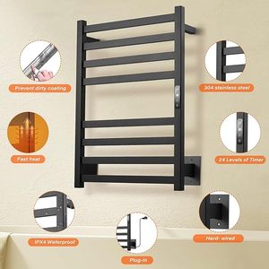 Sèche-serviettes électrique de luxe pour garder les serviettes <span class=keywords><strong>au</strong></span> chaud et <span class=keywords><strong>au</strong></span> sec pour une expérience de salle de bain confortable - Product Image 4