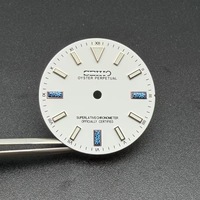 Nuovo Quadrante per Orologio Senza Data con Scala Romana 28,5mm Compatibile con Movimento NH35