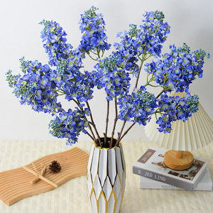 <span class=keywords><strong>Fiori</strong></span> Artificiali <span class=keywords><strong>Lilla</strong></span> <span class=keywords><strong>Viola</strong></span> con Texture Idratante, Decorazione per Tavolo da Pranzo, Composizione Floreale Blu-<span class=keywords><strong>Viola</strong></span> Francese per Matrimoni - Product Image 2