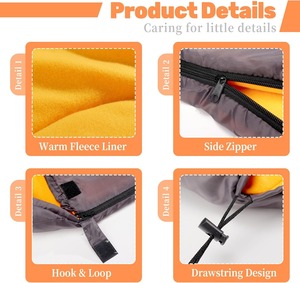 Easy to Carry <strong>Pet</strong> Sleeping Bag with Storage Bag Waterproof <strong>Pet</strong> Dog <strong>Bed</strong> for Travel Camping Hiking - Product Image 5