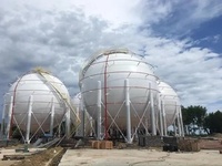 Tanque Esférico de GLP de Alta Presión de 2000-10000m³ con Certificación ASME Sección VIII Div.2, Diseño de 1.77MPa, Fabricación en Planta de Acero al Carbono