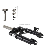 Ninebot MAX G30 G30D G30L elektrikli Scooter için modifiye şok emilimi ön çatal süspansiyon genişletilmiş Kickstand parçaları