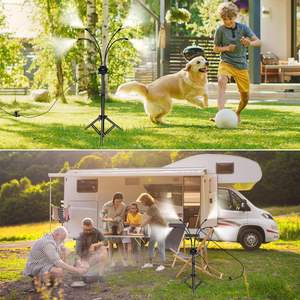 Sistema <span class=keywords><strong>de</strong></span> Nebulización <span class=keywords><strong>Vertical</strong></span> <span class=keywords><strong>de</strong></span> Baja Presión Transfronterizo para Enfriamiento <span class=keywords><strong>de</strong></span> Mascotas y Humanos, Aspersor Giratorio, Boquilla <span class=keywords><strong>de</strong></span> Riego para Flores - Product Image 2