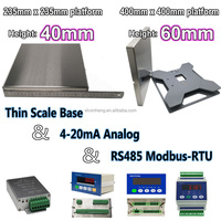 Balance de plateforme industrielle cylindrique Y 3000 kg avec sortie 4-20 mA ou communication RS485 Modbus-RTU DC24V