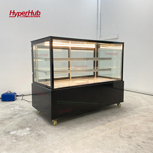 Vitrine Réfrigérée Commerciale pour Pâtisseries et Gâteaux, Armoire Réfrigérée d'Angle pour Pâtisserie - Product Image 1