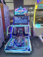 Simulateur de ski d'arcade pour adultes Machine de jeu vidéo Divertissement intérieur Effet de tempête de neige à pièces