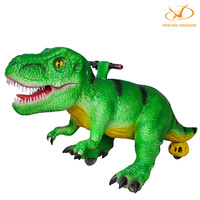 Scooter dinosaure réaliste à monnayeur, batterie plomb-acide 24V20A, pour centre commercial
