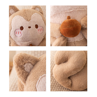 Peluche personnalisée sur mesure, écureuil en peluche avec rembourrage en coton PP