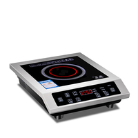 Fourneau électromagnétique commercial HENGZHI, cuisinière à induction, cuisinière électrique en acier inoxydable, utilisation hôtelière, pour les magasins de bubble tea et de milk tea