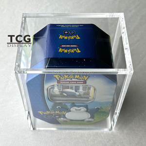 กล่องอะคริลิคใสแบบกำหนดเองสำหรับการ์ดสะสมโปเกมอน TCG: กล่องเหล็กสะสม Mega Moonlit รุ่น Gengar หรือ <span class=keywords><strong>Clefable</strong></span> กล่องอะคริลิคเท่านั้น - Product Image 4
