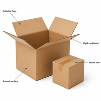 Boîtes d'expédition en carton ondulé écologiques, recyclables et portables en gros, plusieurs tailles et options de couleurs pour la logistique de vente au détail e-commerce