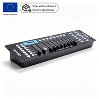 Console de contrôle DMX512 pour éclairage de scène, contrôleur DMX 192 pour projecteurs LED Par, têtes mobiles, éclairage de scène, de fête et de DJ - Entrepôt européen