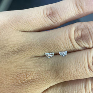 ファンシーシェイプハーフムーンルーズHPHTダイヤモンドラボクリエイテッドストーンズラボ成長ダイヤモンド - Product Image 2