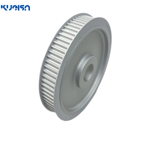 Kueisn HTD5M Tipo AF Poleas de correa dentada Aleación de aluminio y acero inoxidable con diseño de ancho amplio - Product Image 2